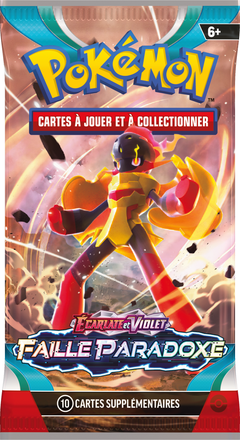 Booster Pokémon Faille Paradoxe illustration Carmadura, scellé français