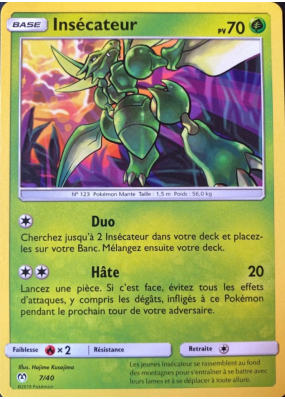 007/040 - Insécateur — Carte Pokémon Collection McDonald's 2019 7/40