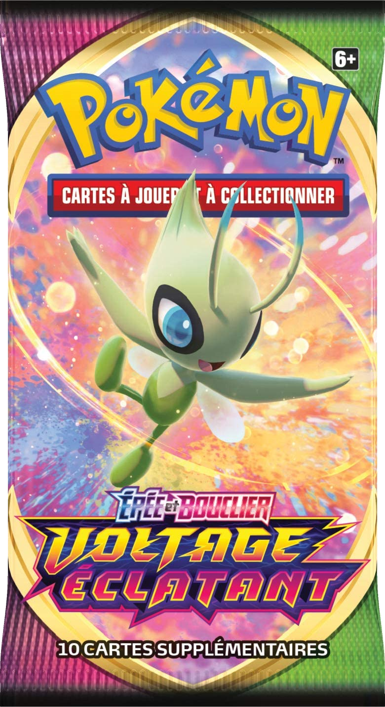 Booster Pokémon Voltage Éclatant illustration Celebi, scellé français