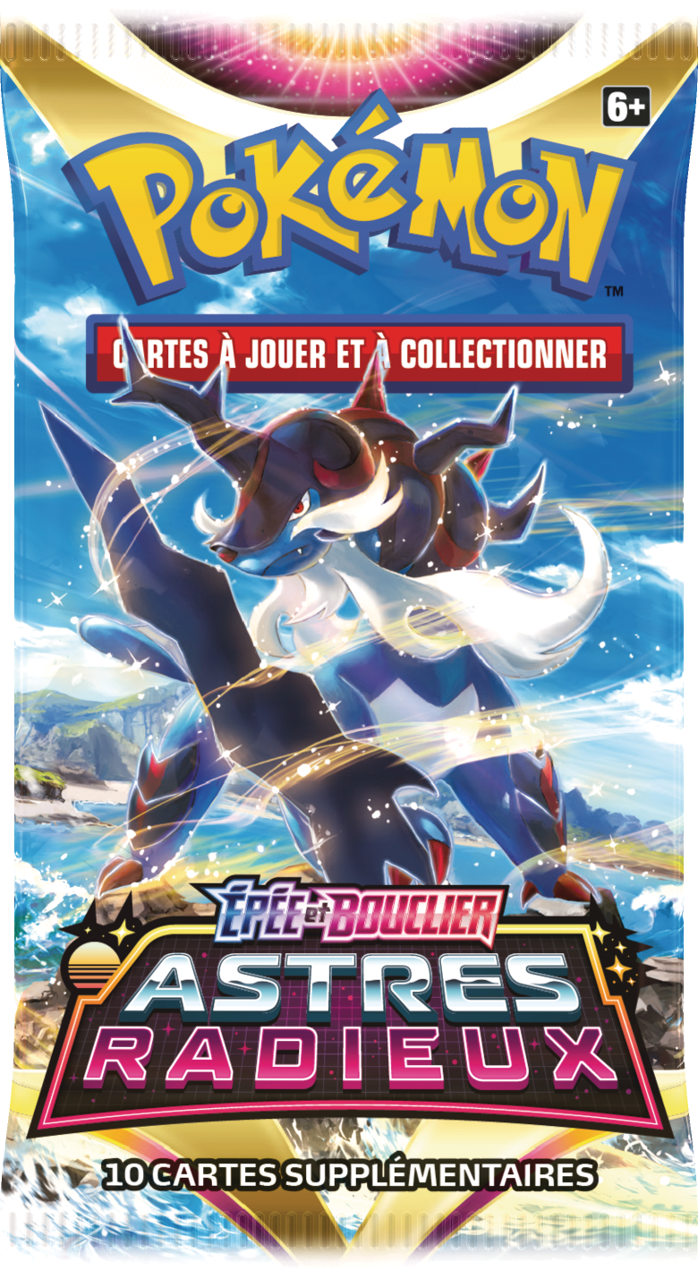 Booster Pokémon Astres Radieux illustration Clamiral de Hisui, scellé français