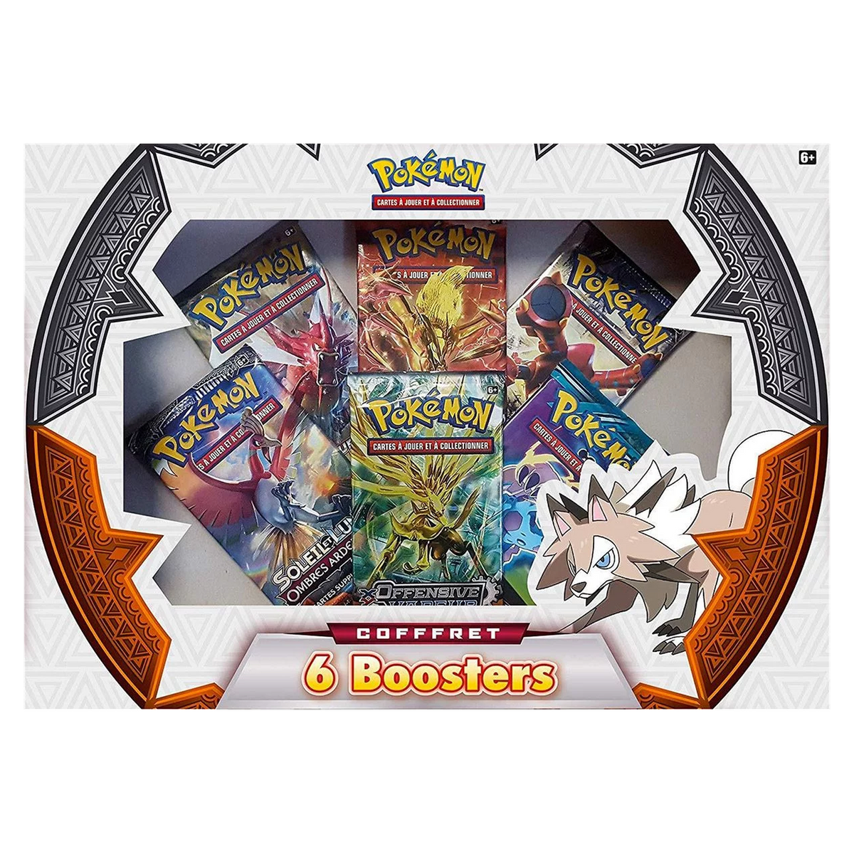 Coffret 6 Boosters 2018 Pokémon, face avant