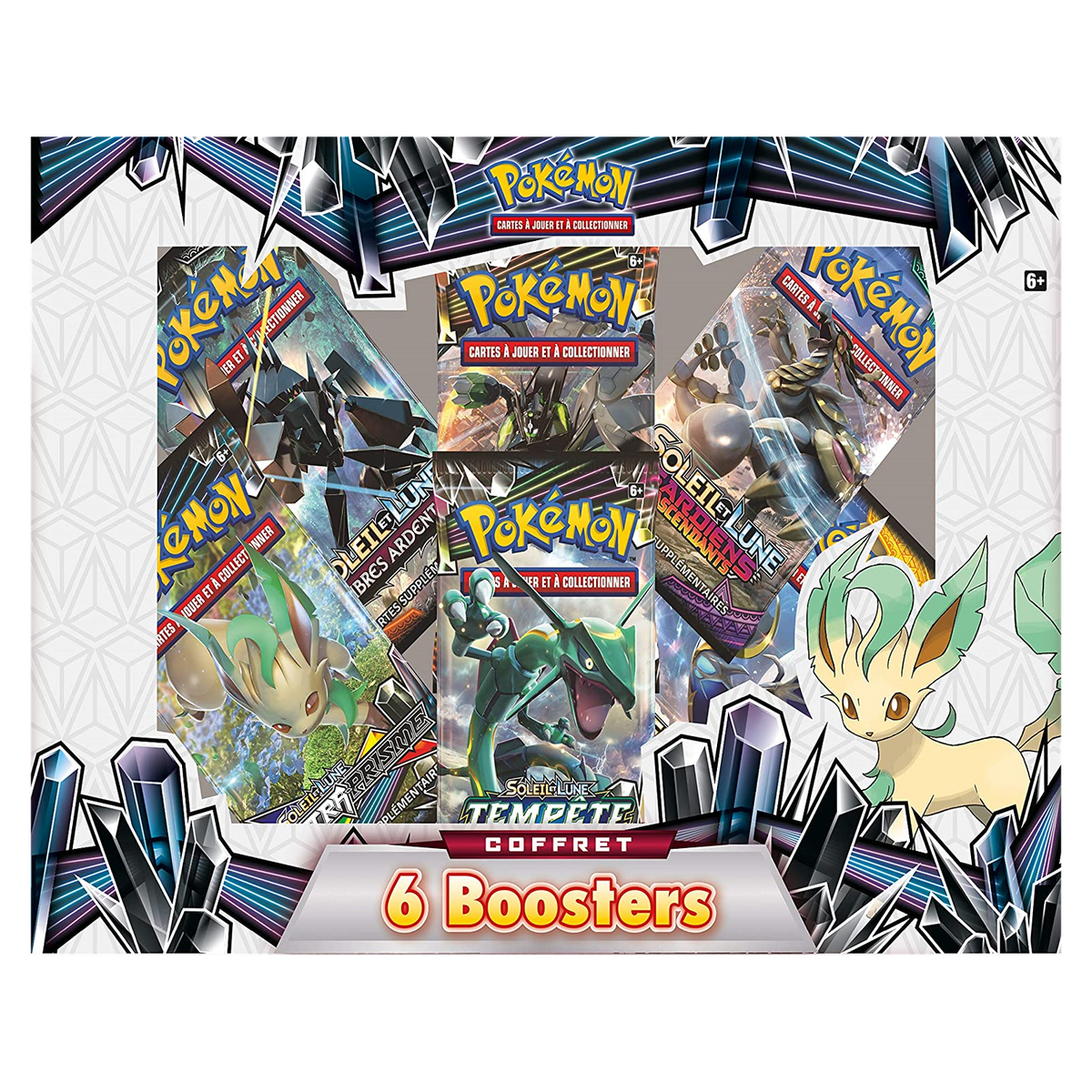 Coffret 6 Boosters 2019 Pokémon, face avant