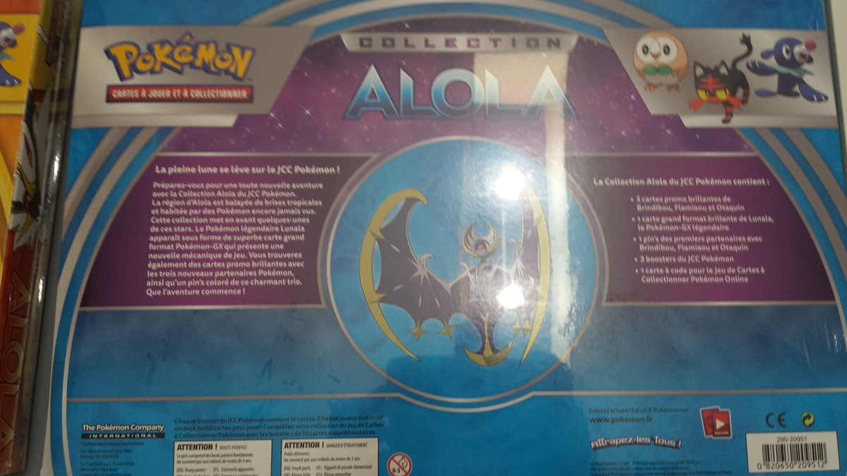Coffret - Collection / Alola — Verso