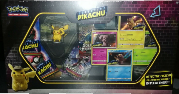 Coffret - Collection avec Figurine / Détective Pikachu En pleine enquête — Recto