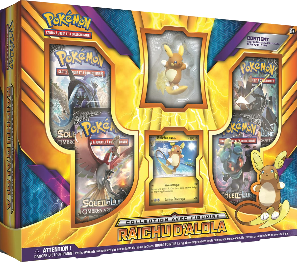 Coffret - Collection avec Figurine / Raichu d'Alola — Recto