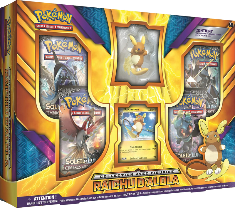 Coffret - Collection avec Figurine / Raichu d'Alola