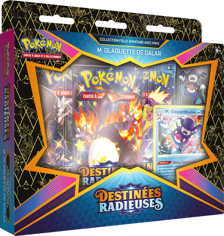 Coffret - Collection Folle Aventure avec Pin's / M. Glaquette de Galar — Recto