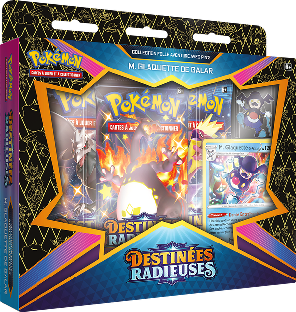 Coffret - Collection Folle Aventure avec Pin's / M. Glaquette de Galar — Recto