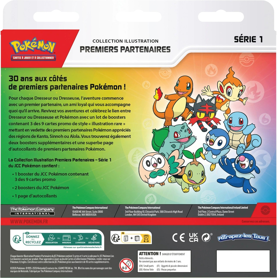 Coffret - Collection Illustration / Premiers Partenaires Série 1 — Verso