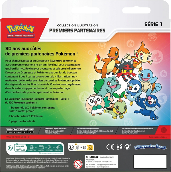 Coffret - Collection Illustration / Premiers Partenaires Série 1 — Verso