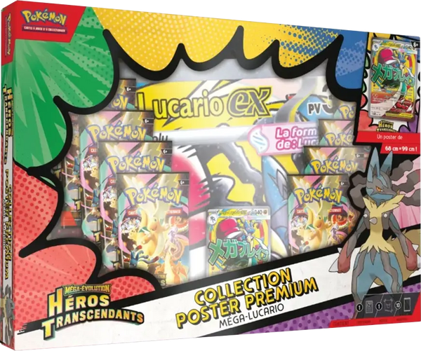 Coffret - Collection Poster Premium / Méga-Lucario — Recto