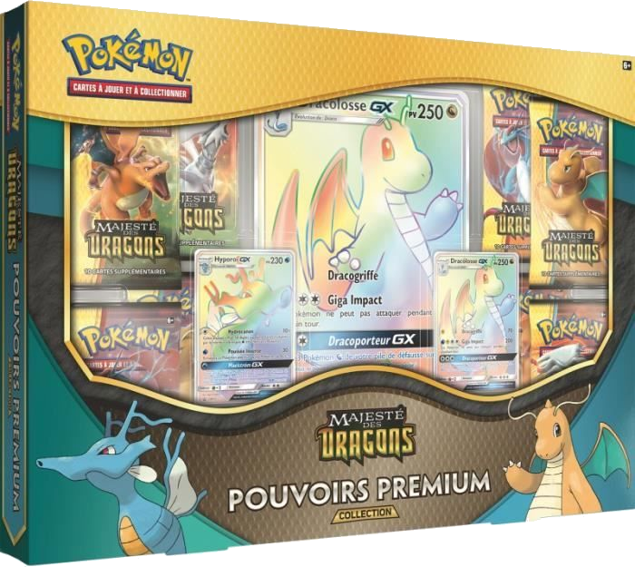 Coffret - Collection Pouvoirs Premium / Majesté des Dragons — Recto