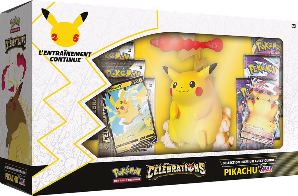 Coffret - Collection Premium avec Figurine / Pikachu-VMAX — Recto