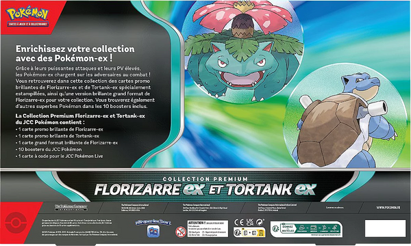 Coffret - Collection Premium / Florizarre-ex et Tortank-ex — Verso