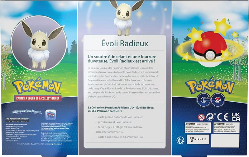 Coffret - Collection Premium / Pokémon GO Évoli Radieux — Verso