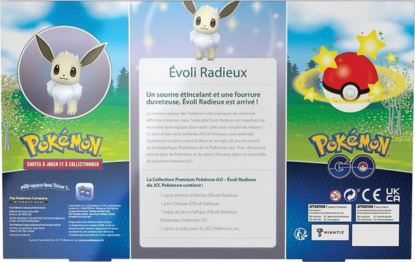 Coffret - Collection Premium / Pokémon GO Évoli Radieux — Verso