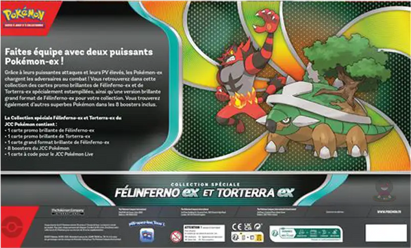 Coffret - Collection Spéciale / Félinferno-ex et Torterra-ex — Verso