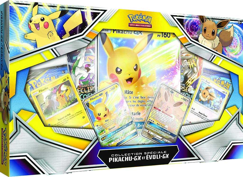 Coffret - Collection Spéciale / Pikachu-GX et Évoli-GX — Recto