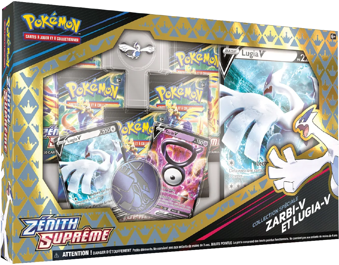 Coffret - Collection Spéciale / Zarbi-V et Lugia-V — Recto