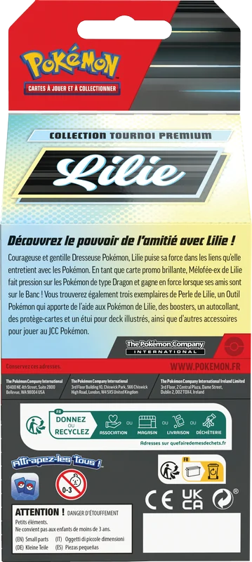 Coffret - Collection Tournoi Premium / Lilie — Verso