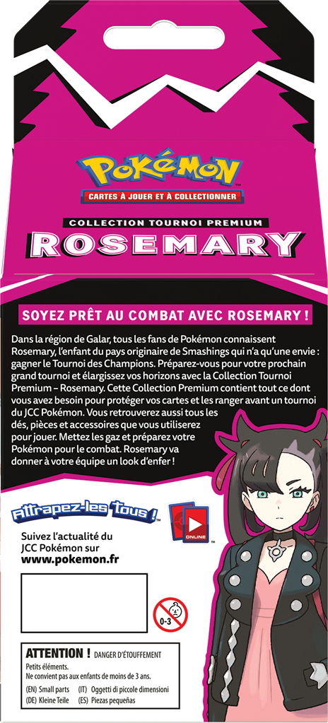 Coffret - Collection Tournoi Premium / Rosemary — Verso