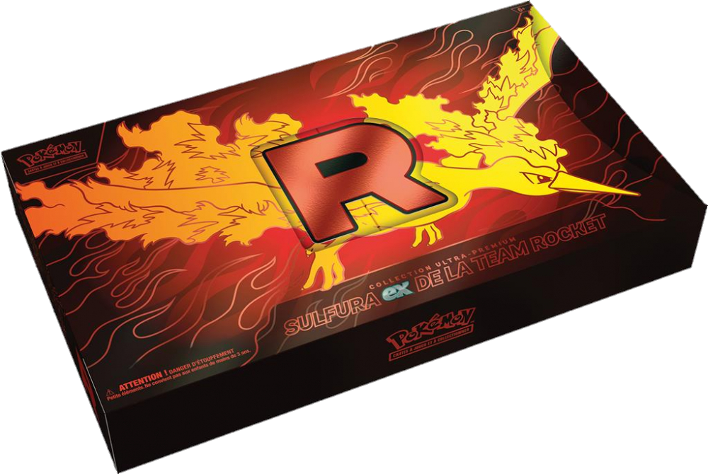 Coffret - Collection Ultra-Premium / Sulfura-ex de la Team Rocket — Recto