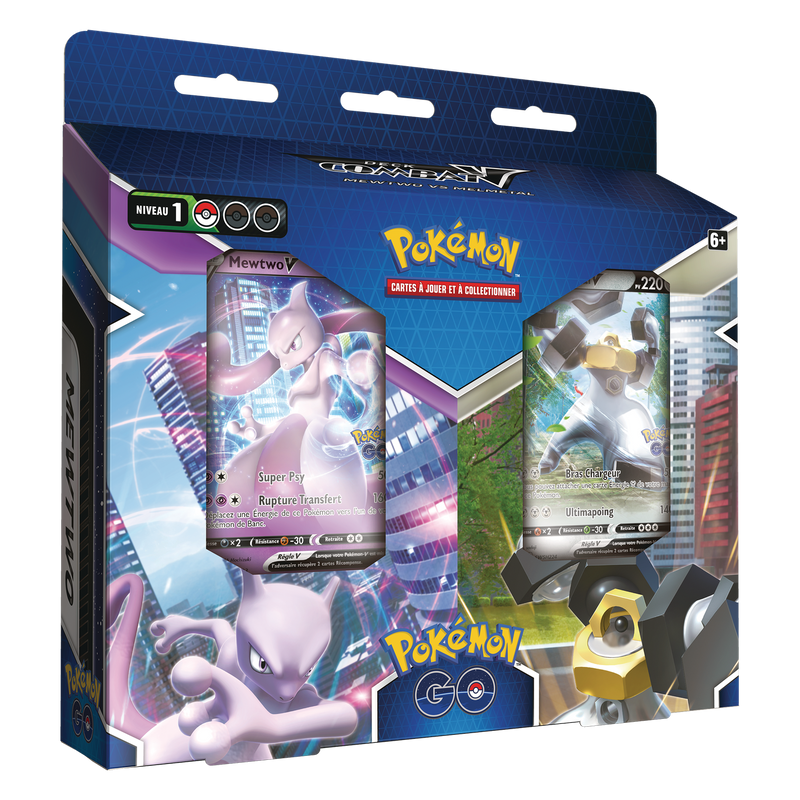 Coffret - Deck Combat V Pokémon GO Mewtwo vs Melmetal