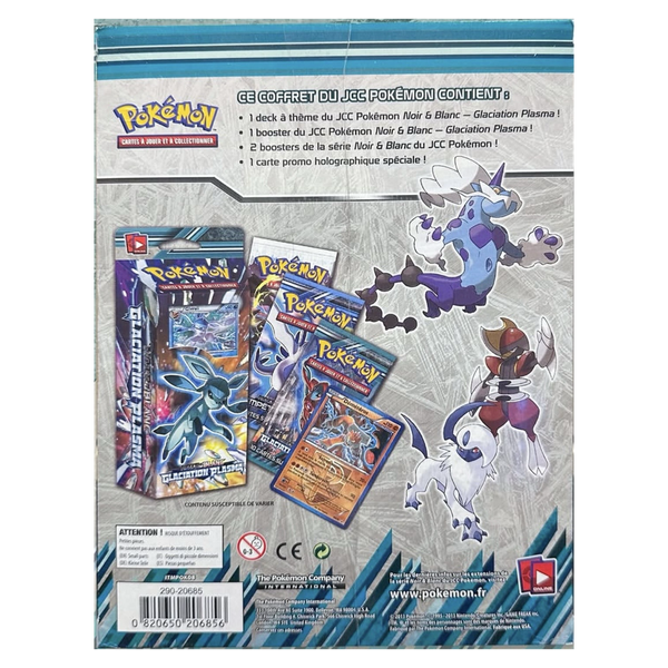 Dos du Coffret Démétéros (Intermarché) Pokémon, contenu détaillé