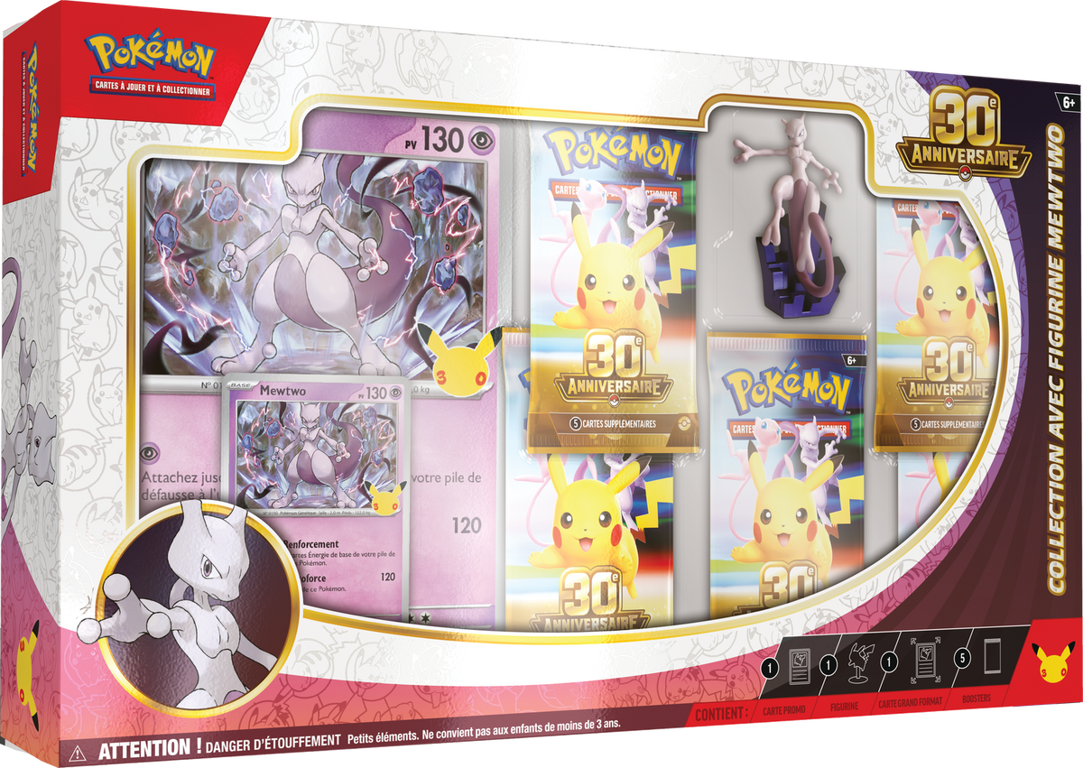 Coffret Collection figurine Mewtwo 30e Anniversaire