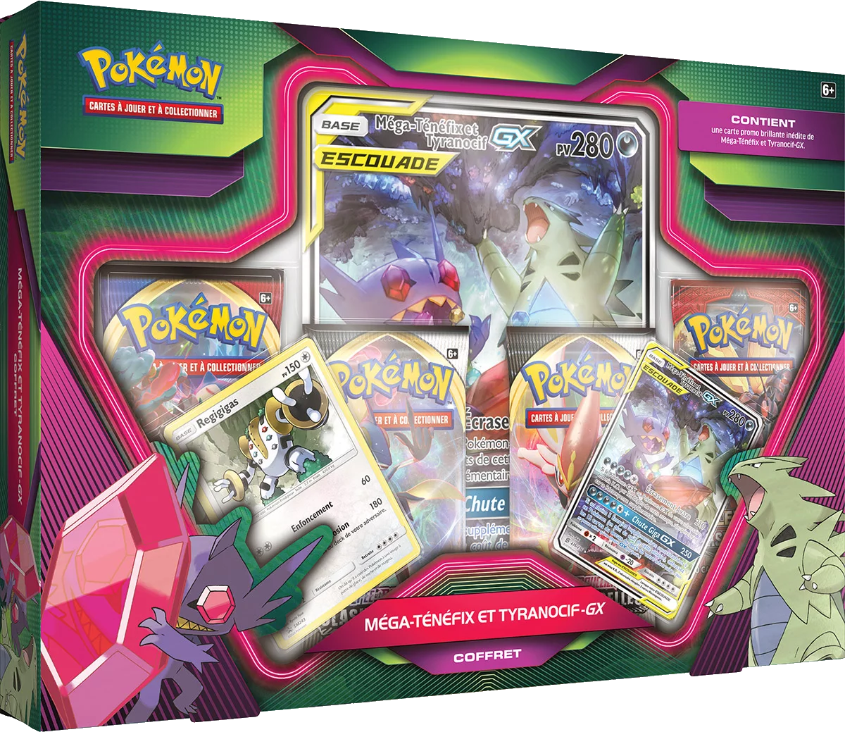 Coffret - Méga-Ténéfix et Tyranocif-GX — Recto