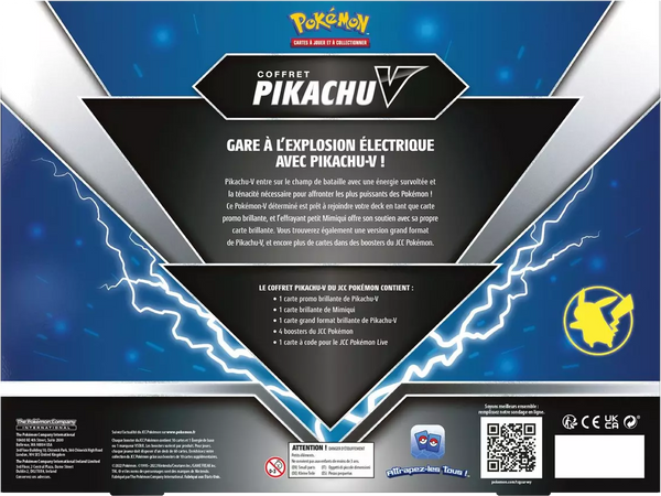 Coffret - Pikachu-V — Verso