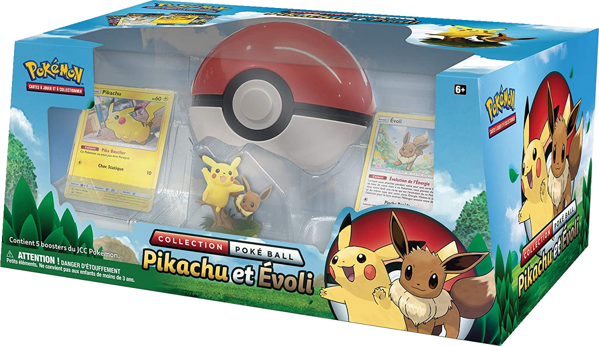 Coffret - Collection Poké Ball Pikachu et Évoli — Recto