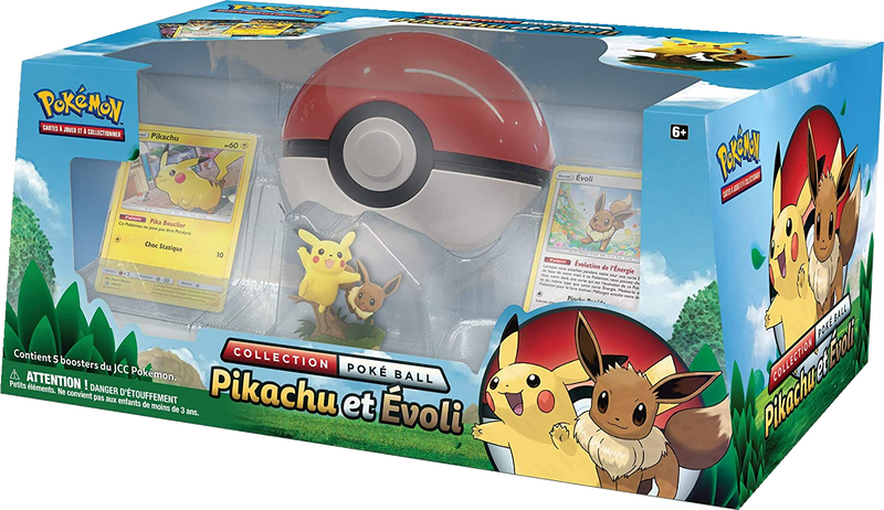 Coffret - Collection Poké Ball Pikachu et Évoli