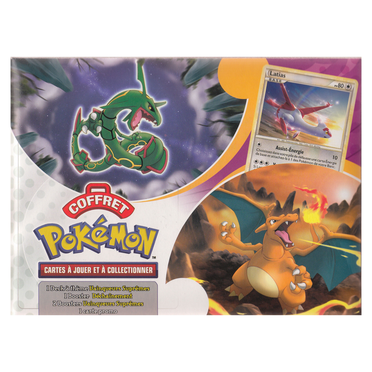 Coffret Pokémon Noël Latias (2010), face avant