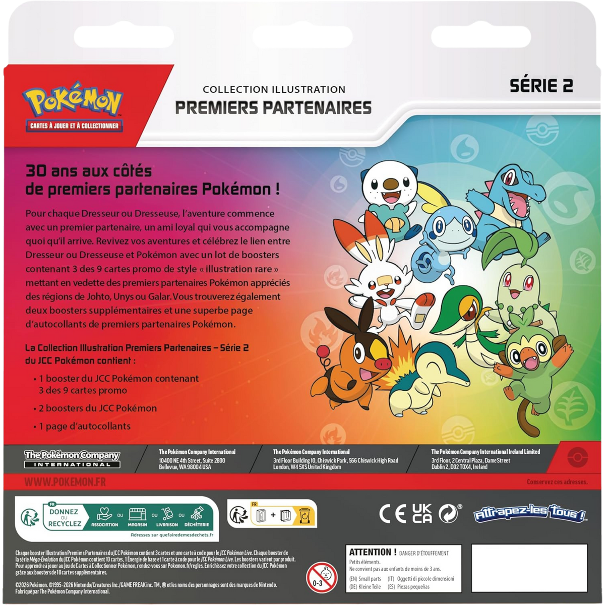 Coffret - Collection Illustration / Premiers Partenaires Série 2 — Verso
