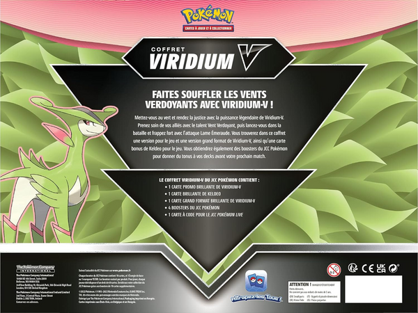 Coffret - Viridium-V — Verso