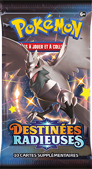 Booster Pokémon Destinées Radieuses illustration Corvaillus Chromatique, scellé français
