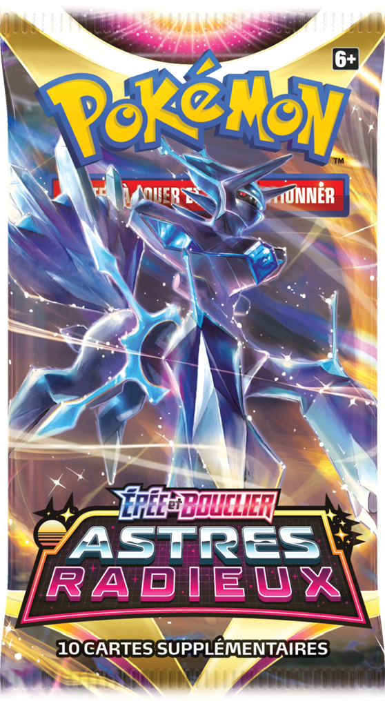 Booster Pokémon Astres Radieux illustration Dialga Forme Originelle, scellé français