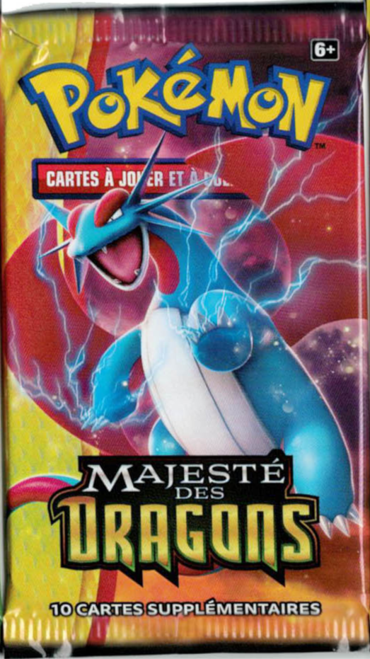 Booster Pokémon Majesté des Dragons illustration Drattak, scellé français