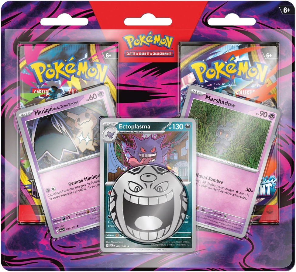 DuoPack Ectoplasma, Mimiqui et Marshadow, octobre 2026