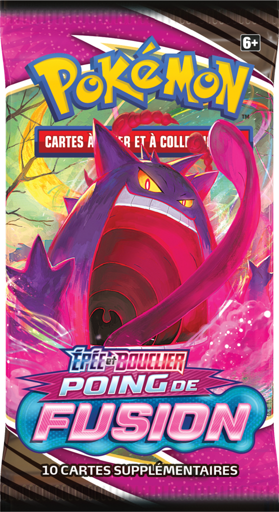 Booster Pokémon Poing de Fusion illustration Ectoplasma Gigamax, scellé français