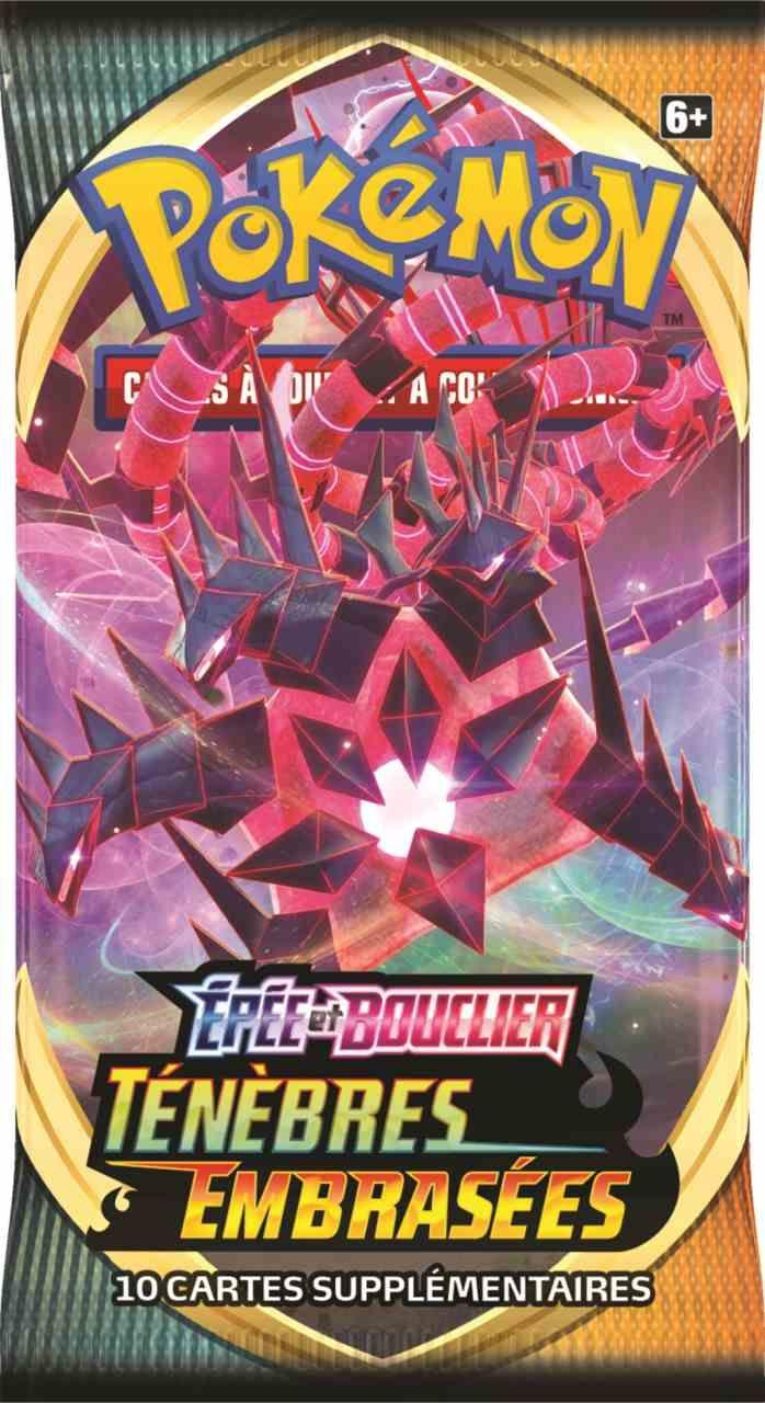 Booster Pokémon Ténèbres Embrasées illustration Éthernatos Infinimax, scellé français