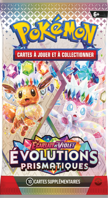Booster Évolutions Prismatiques illustration Evoli Et Nymphali