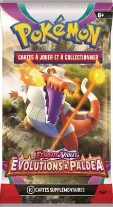 Booster Évolutions à Paldea illustration Flâmigator