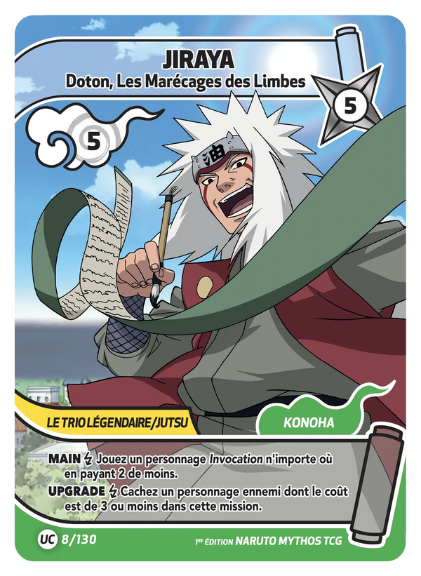 Jiraya — Doton, Les Marécages des Limbes (Naruto Mythos 008/130)
