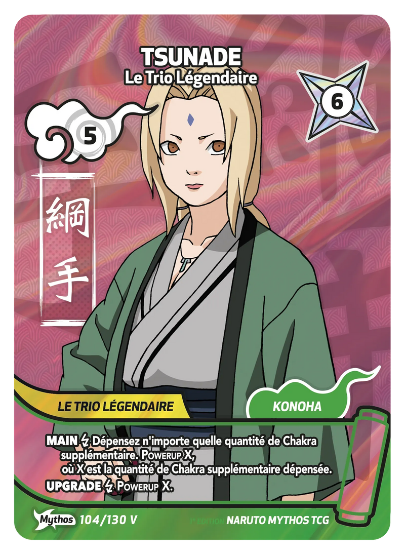 104/130 V - Tsunade - Le trio légendaire