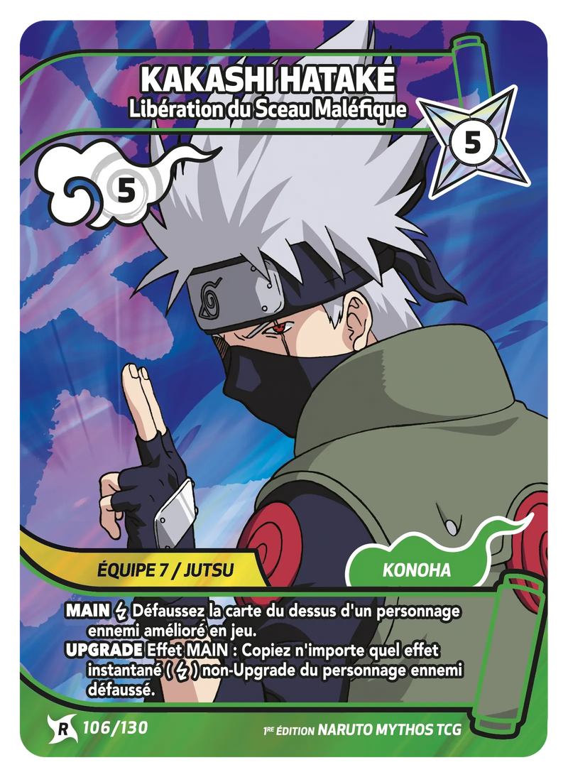 106/130 - Kakashi Hatake - Libération du Sceau Maléfique