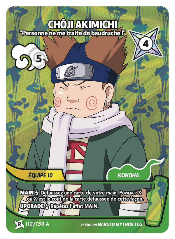 Chôji Akimichi — Personne ne me traite de baudruche ! (Naruto Mythos 112/130)