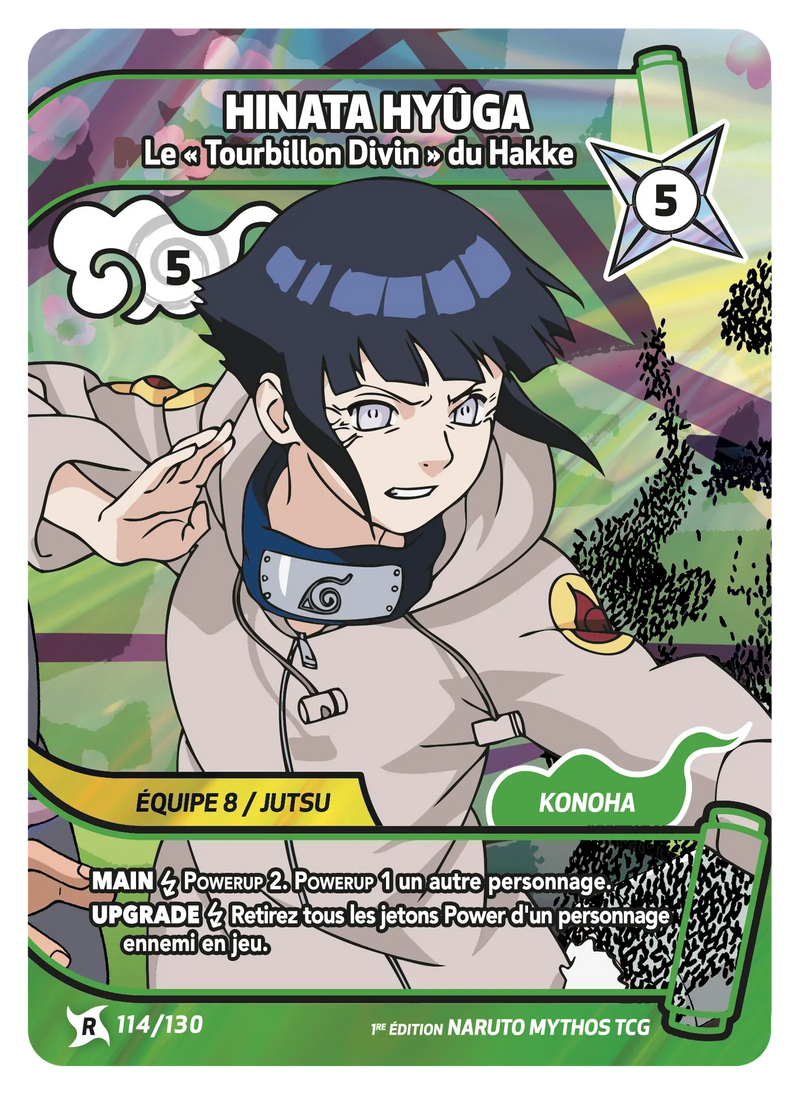 114/130 - Hinata Hyûga - Le « Tourbillon Divin » du Hakke