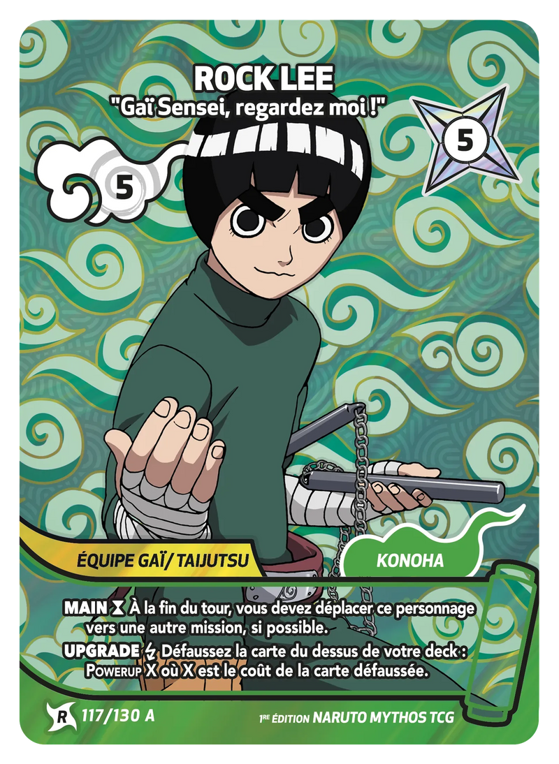 117/130 A - Rock Lee - Gaï Sensei, regardez moi !